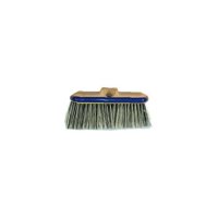 10" Black / White Flagged Fiber Truckwash - Stapleless Bumper, Case Of 12
