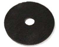 12" Black Floor Pad, Case Of 5