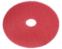 14" Red Floor Pad, Case Of 5