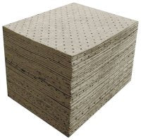 15" X 18" Gray Medium Weight Universal Absorbent Pads (Pallet Of 66 Bails)