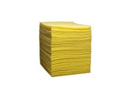 15" X 18" Yellow Hazmat Absorbent Pads, Heavy (Pallet Of 36 Bails)