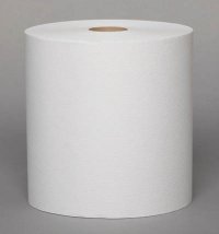1 Ply White Roll Paper Hand Towels