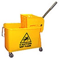 20 Qt. - Polypropylene Mop Bucket With Divider