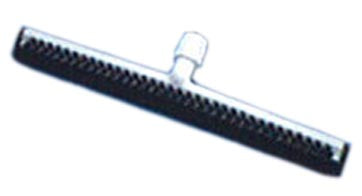 22" Black Moss Rubber Squeegee With Brush, Case Of 6