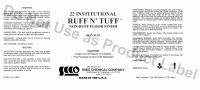 22 Institutional Ruff N Tuff, 4 Gal Case