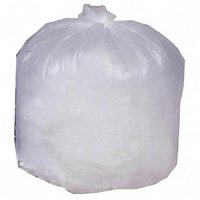 24 X 24 - Clear High Density 8 Micron Can Liners