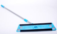 2 Pcs Aqua Blue Plastic Microfiber Frame And Pole Set, Case Of 20