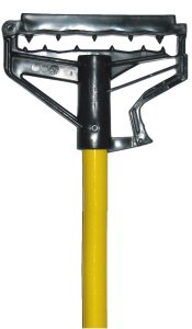 60" X 1" Quick Bite Plastic Coated Mop Handle, Case Of 12