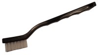 7-1/4" Toothbrush Style Cleaning Brush - White Nylon Fiber, Case Of 36