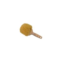8" Cream Plastic Utility Brush, Case Of 12