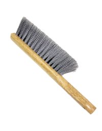 8" Flagged Gray Poly Counter Brush With Wood Block