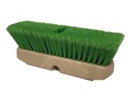 Acid Resistant Vehicle Wash Brush, Green, 10", Case Of 12