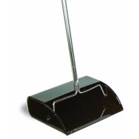 Black Metal Lobby Dust Pan