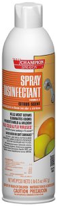 Champion Spray Disinfectant, Citrus Scent, 16.5 Oz, Case Of 12