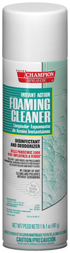 Champion Sprayon Foaming Disinfectant Cleaner, Case Of 12