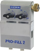DEMA Pro-Fill 2 Dual Sink Dispenser With GHT Water Inlet Air Gap Model