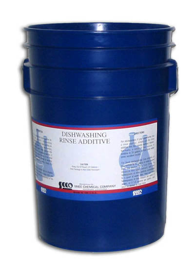 Dishwash Rinse Additive, 5 Gal Pail