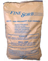 Fine Sorb - 50 Lbs Bags, Fine Size Grains Oil Absorbent, Pallet Of 50 Bags