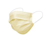 LHM Procedure Mask, Light Yellow, ASTM Level 3, Box Of 50