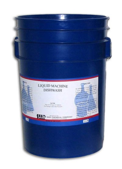 Liquid Commercial Dishwasher Detergent, 5 Gallon Pail
