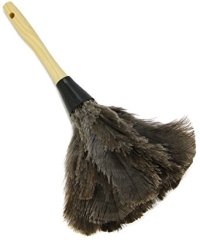 Ostrich Feather Duster 14" - Wood Handle, Case Of 12