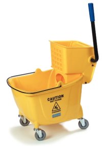 PO 35Y 35 Qt. - Heavy Duty Polypropylene Mop Bucket