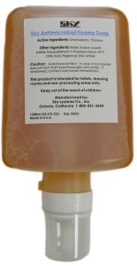 SKY Antimicrobial Foam Soap, 1300 Ml, Case Of 3