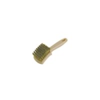 Sidewall Tire Brush - Crimped Brass Wire, Case Of 12