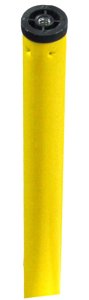 TM 0003 60" X 1 1/8" - Plastic Coated Screw Flat Mop Handle, Case Of 12