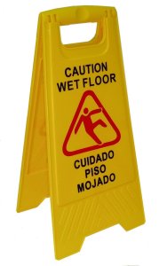 Wet Floor Sign, Case Of 10